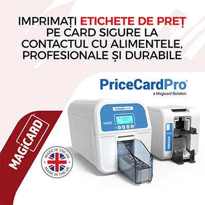 Imprimante etichete pret PVC Edikio si PriceCardPro